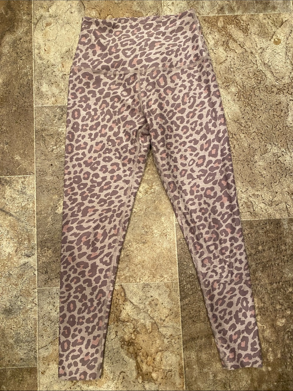 Beyond Yoga Midi Muted Leopard Leggings, XS